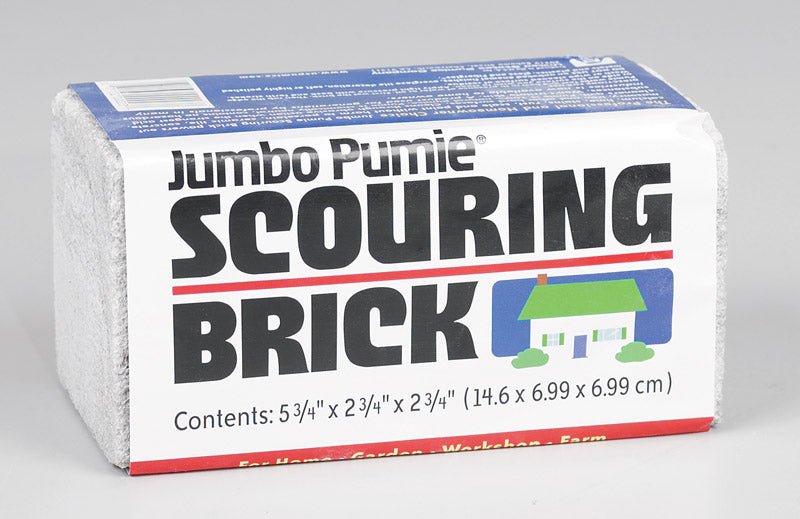 US PUMICE - US Pumice Jumbo Pumie Heavy Duty Scouring Brick For Multi-Purpose 5-3/4 in. L 1 pk