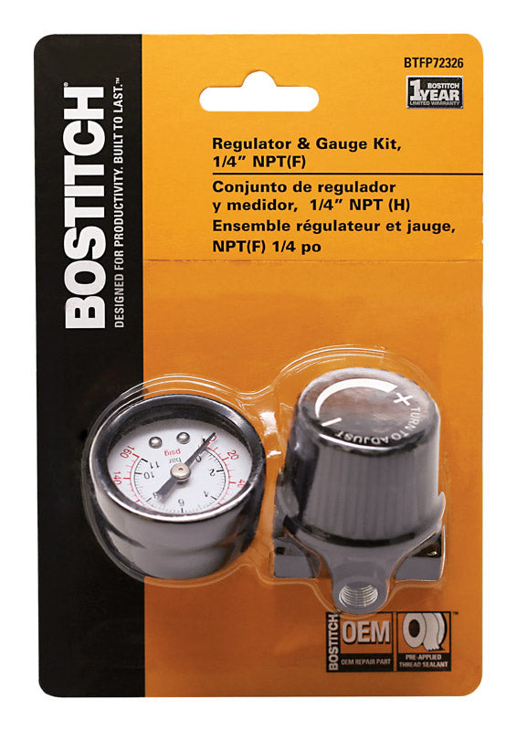 BOSTITCH - Bostitch Plastic Adjustable Pressure Regulator