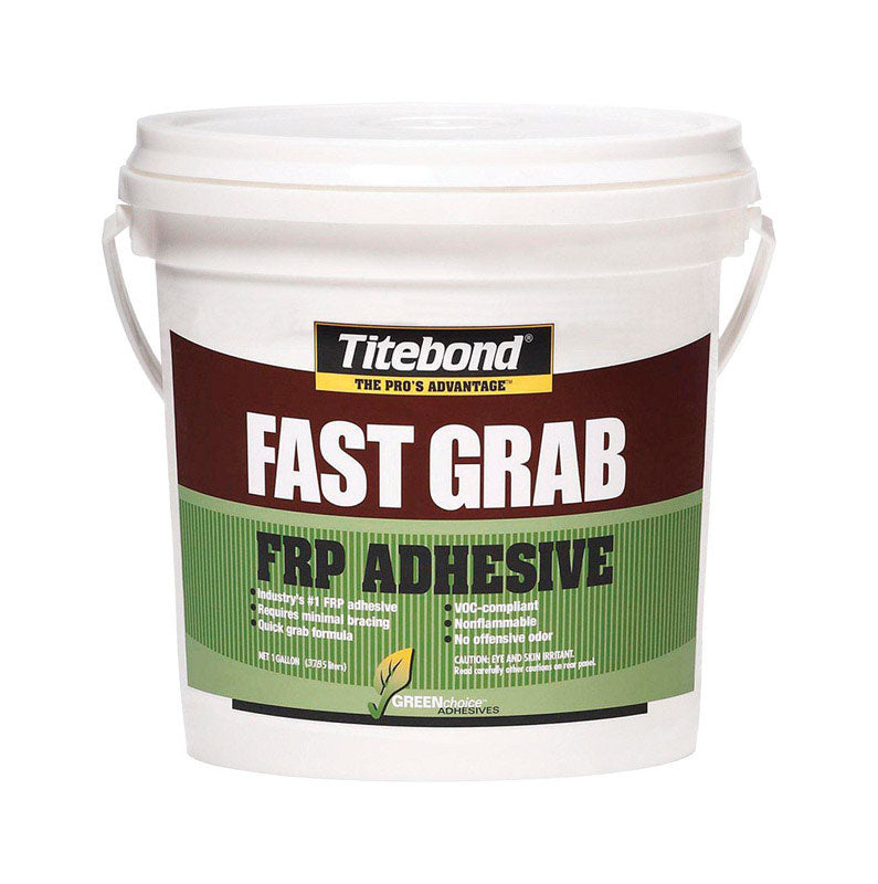 TITEBOND - Titebond GREENchoice Fast Grab FRP High Strength Emulsion Polymer Adhesive 1 gal - Case of 2