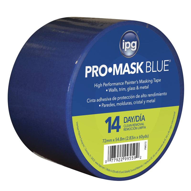 IPG - IPG Pro-Mask 2.83 in. W X 60 yd L Blue Masking Tape