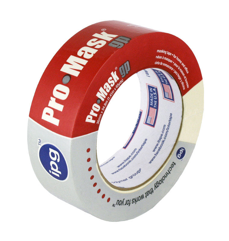 IPG - IPG Pro-Mask 1.41 in. W X 60 yd L Beige Masking Tape [5102-1.5]