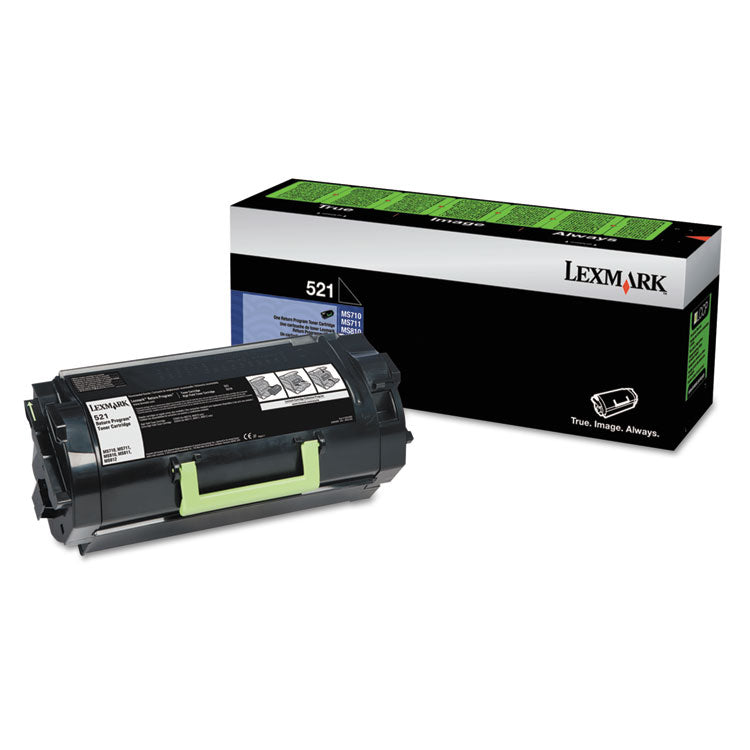 Lexmark - 52D1000 Toner, 6,000 Page-Yield, Black