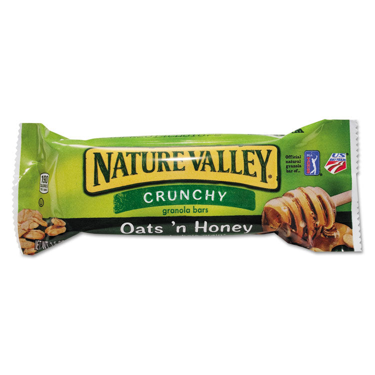 Nature Valley - Granola Bars, Oats'n Honey Cereal, 1.5 oz Bar, 18/Box