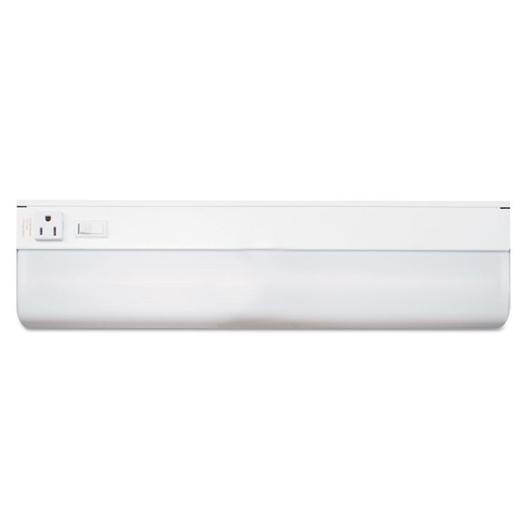 Ledu - Under-Cabinet Fluorescent Fixture, Steel, 18.25w x 4d x 1.63h, White