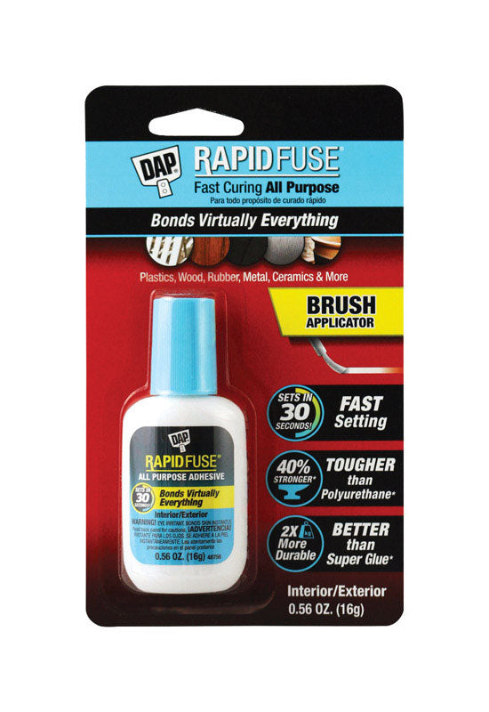 DAP - DAP Rapid Fuse High Strength Glue All Purpose Brush On 0.56 oz