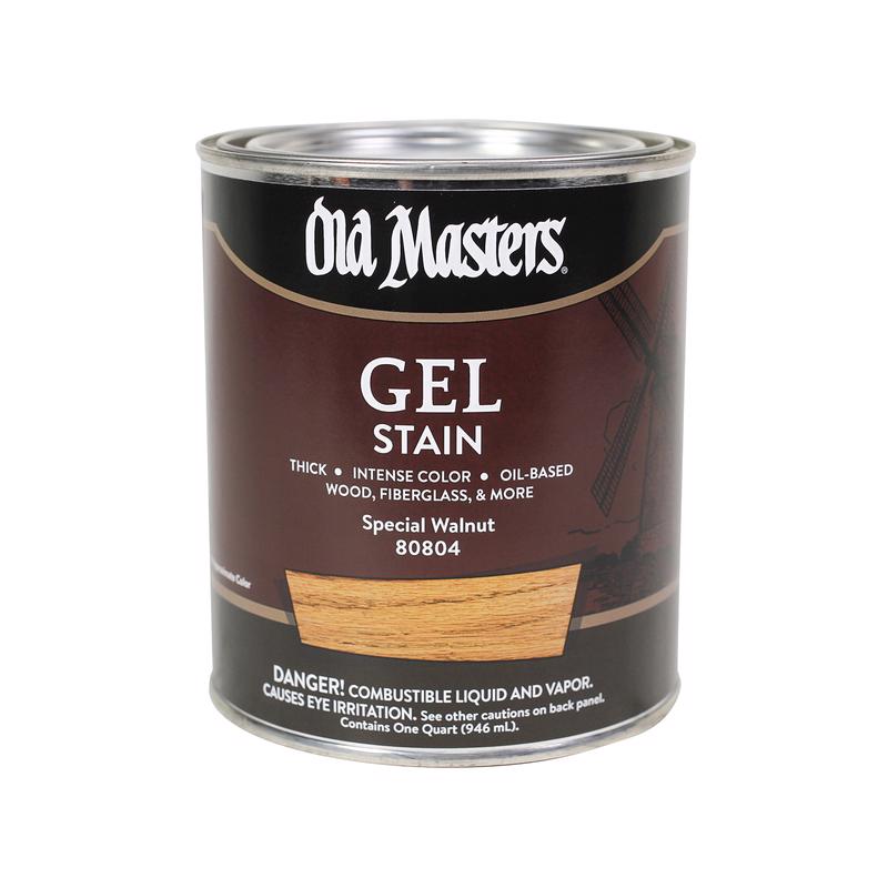 OLD MASTERS - Old Masters Semi-Transparent Special Walnut Oil-Based Alkyd Gel Stain 1 qt