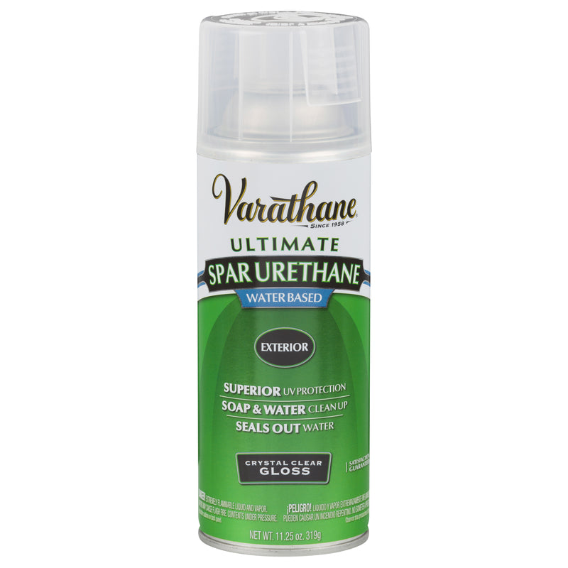 VARATHANE - Varathane Ultimate Gloss Crystal Clear Water-Based Acrylic Modified Urethane Spar Urethane Spray 11. - Case of 6