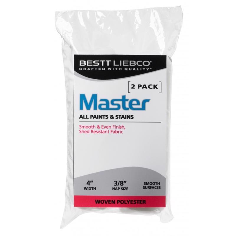 BESTT LIEBCO - Bestt Liebco Master Woven Polyester 4 in. W X 3/8 in. Mini Paint Roller Cover 2 pk - Case of 12