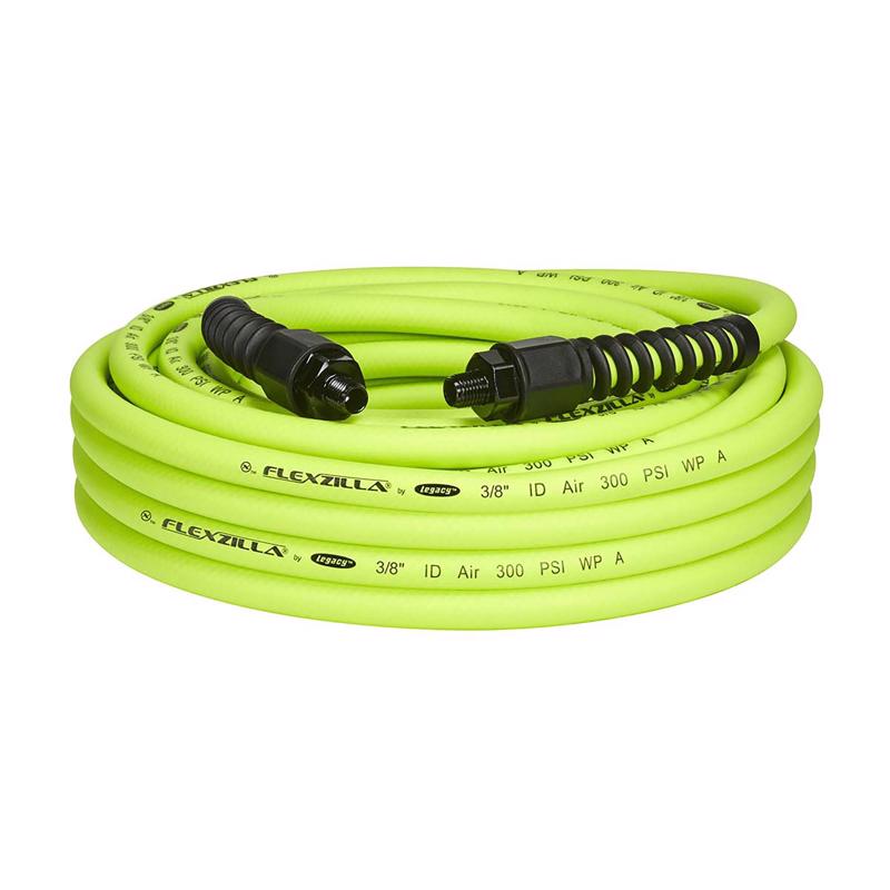 FLEXZILLA - Flexzilla Pro 50 ft. L X 3/8 in. D Hybrid Polymer Air Hose 300 psi Zilla Green