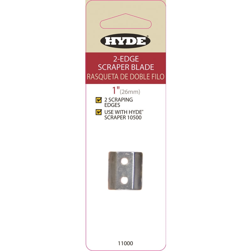 HYDE - Hyde 1 in. W High Carbon Steel Double Edge Scraper Blade - Case of 10