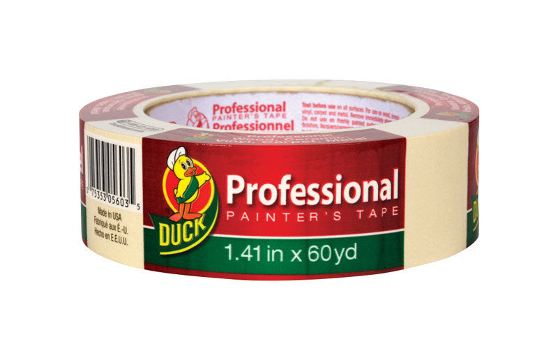 DUCK - Duck 1.41 in. W X 60 yd L Beige Medium Strength Painter's Tape 1 pk