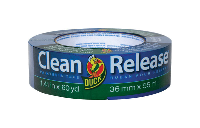 DUCK - Duck Clean Release 1.41 in. W X 60 yd L Blue Medium Strength Painter's Tape 1 pk