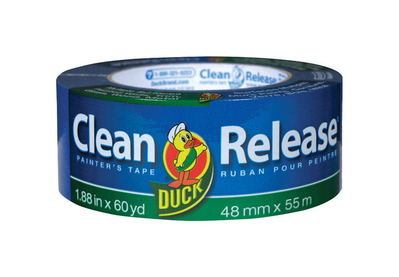 DUCK - Duck Clean Release 1.88 in. W X 60 yd L Blue Medium Strength Painter's Tape 1 pk - Case of 12