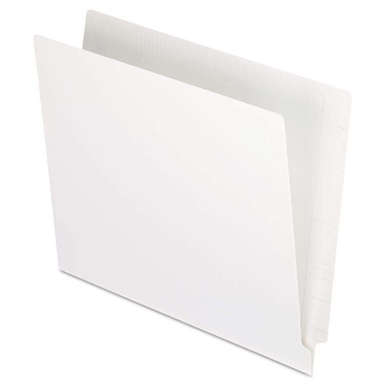 Pendaflex - Colored End Tab Folders with Reinforced Double-Ply Straight Cut Tabs, Letter Size, 0.75" Expansion, White, 100/Box