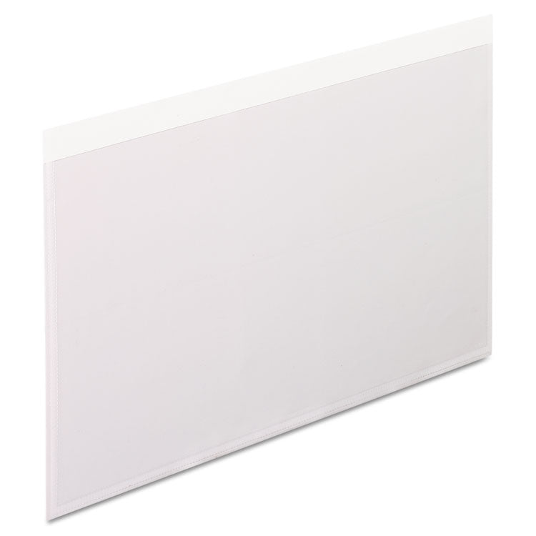 Pendaflex - Self-Adhesive Pockets, 5 x 8, Clear Front/White Backing, 100/Box