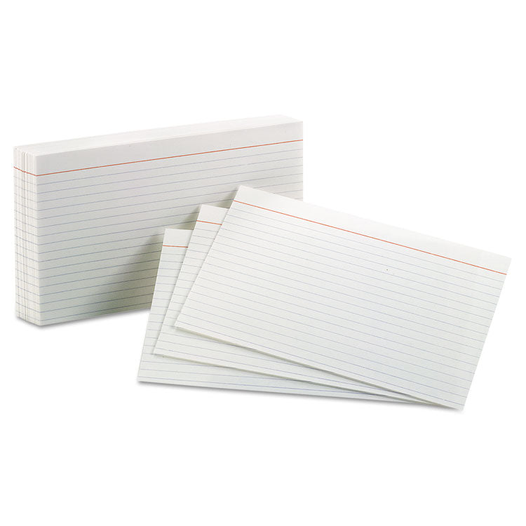 Oxford - Ruled Index Cards, 5 x 8, White, 100/Pack (7808496)