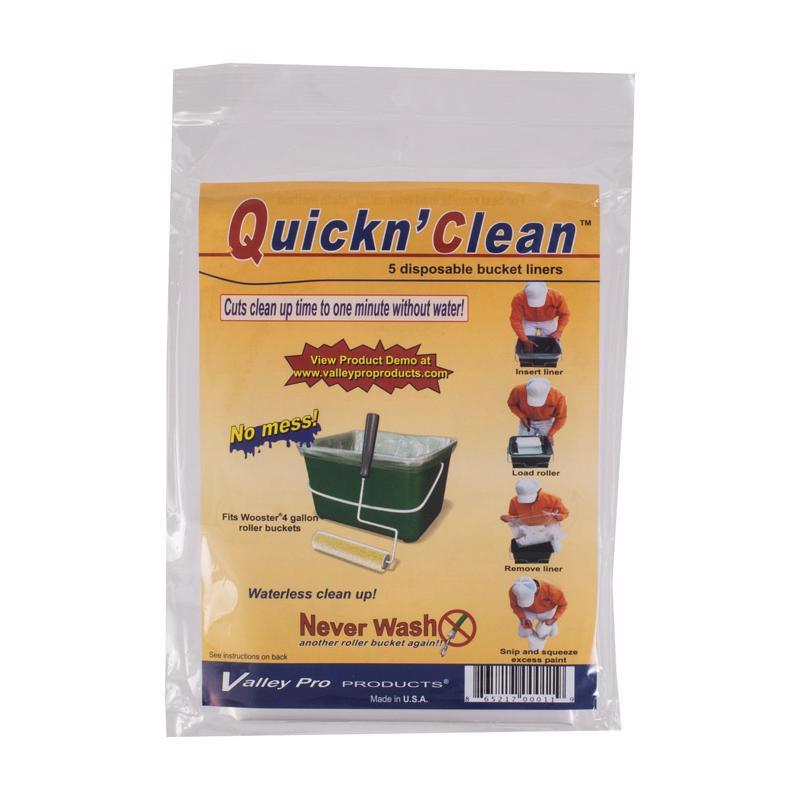 WOOSTER - Wooster Quickn Clean Clear 4 gal Liner