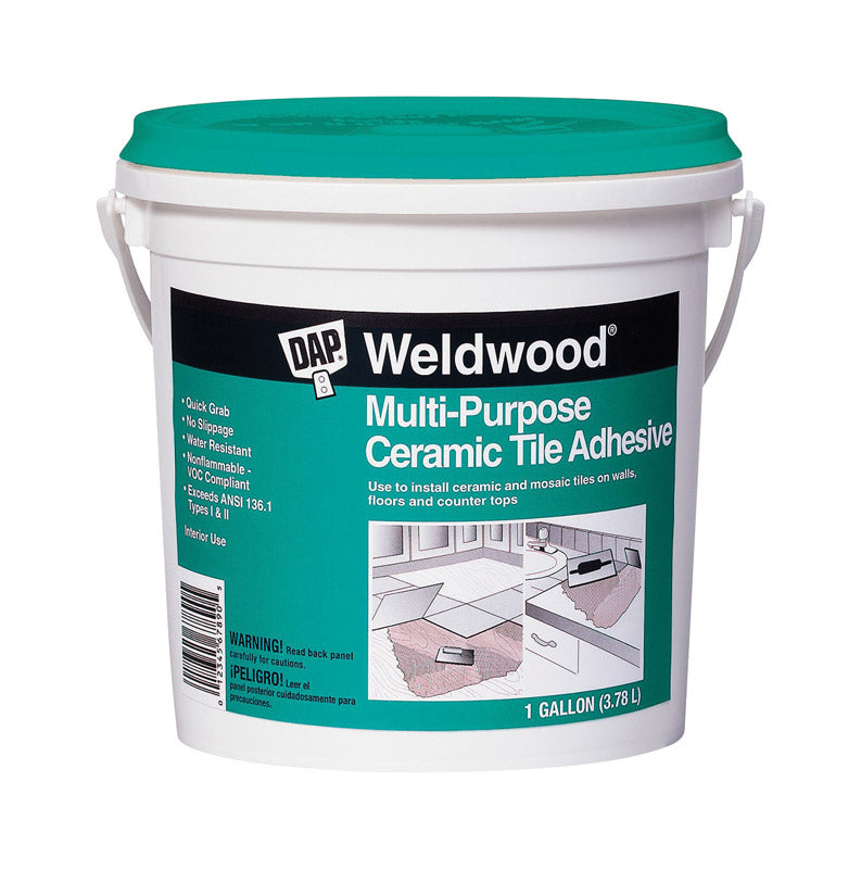 DAP - DAP Weldwood Ceramic Tile Adhesive 1 gal - Case of 4