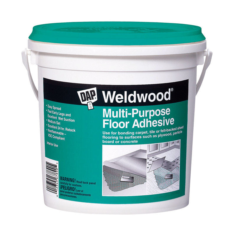 DAP - DAP Weldwood High Strength Synthetic Latex-Resins Floor Adhesive 4 gal