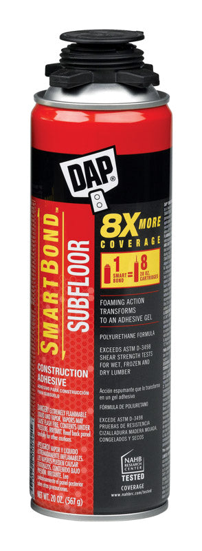 DAP - DAP SmartBond Polyurethane Construction Adhesive 20 oz - Case of 6