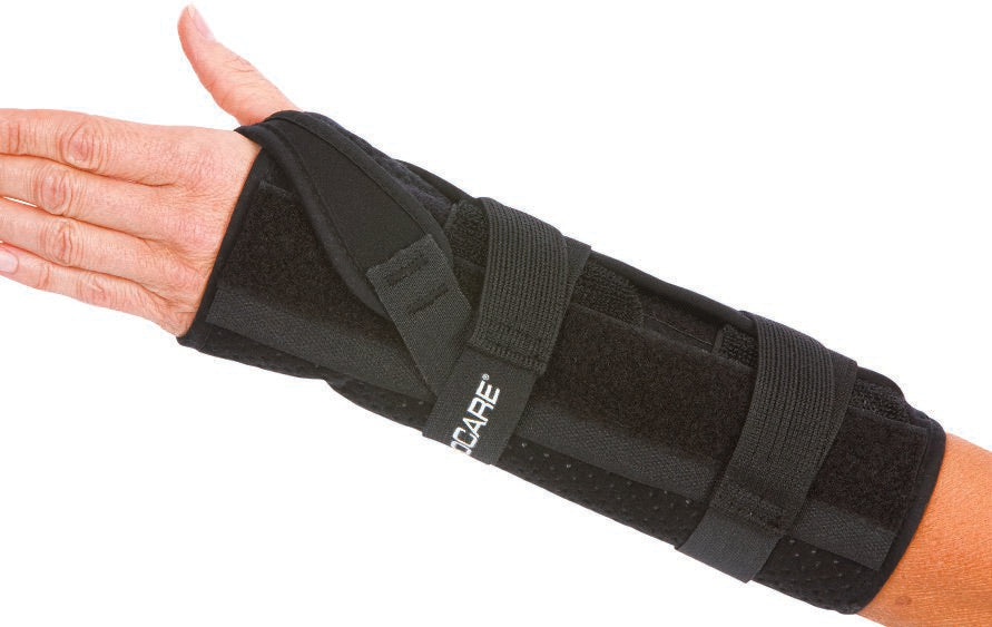 DJO - Wrist / Forearm Brace ProCare® Quick-Fit® Aluminum / Foam / Nylon Left Hand Black One Size Fits Most [1/EA]