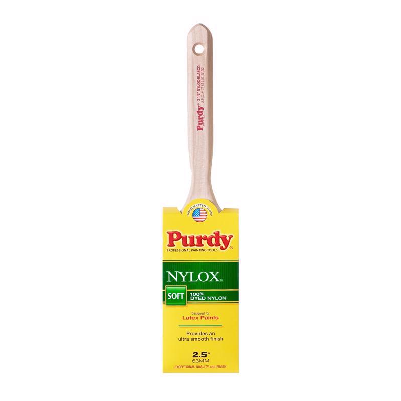 PURDY - Purdy Nylox Elasco 2-1/2 in. Soft Flat Trim Paint Brush