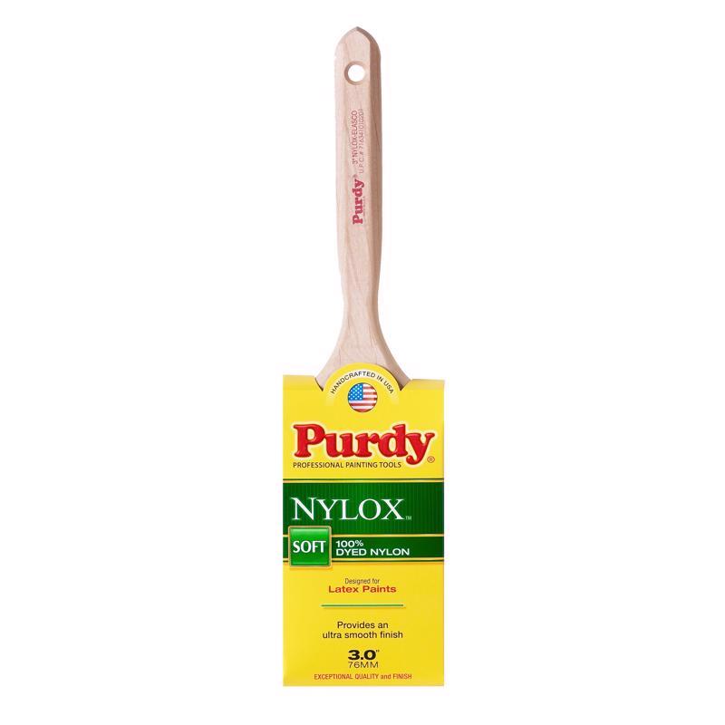 PURDY - Purdy Nylox Elasco 3 in. Soft Flat Trim Paint Brush