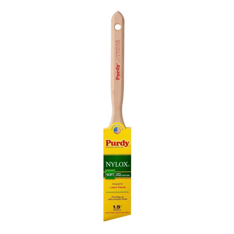 PURDY - Purdy Nylox Glide 1-1/2 in. Soft Angle Trim Paint Brush