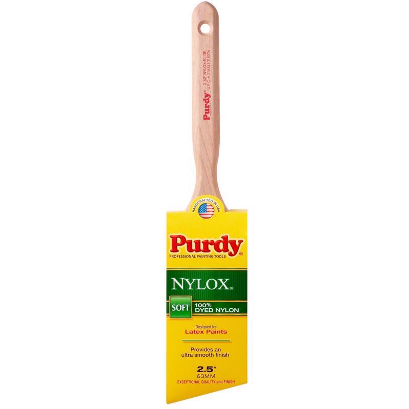 PURDY - Purdy Nylox Glide 2-1/2 in. Soft Angle Trim Paint Brush