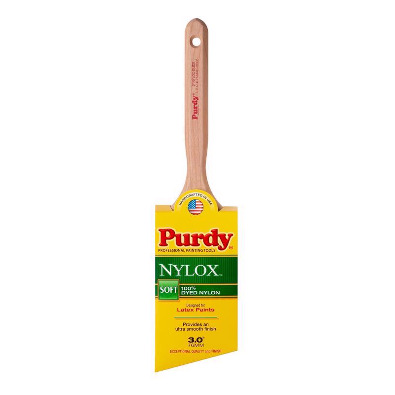 PURDY - Purdy Nylox Glide 3 in. Soft Angle Trim Paint Brush