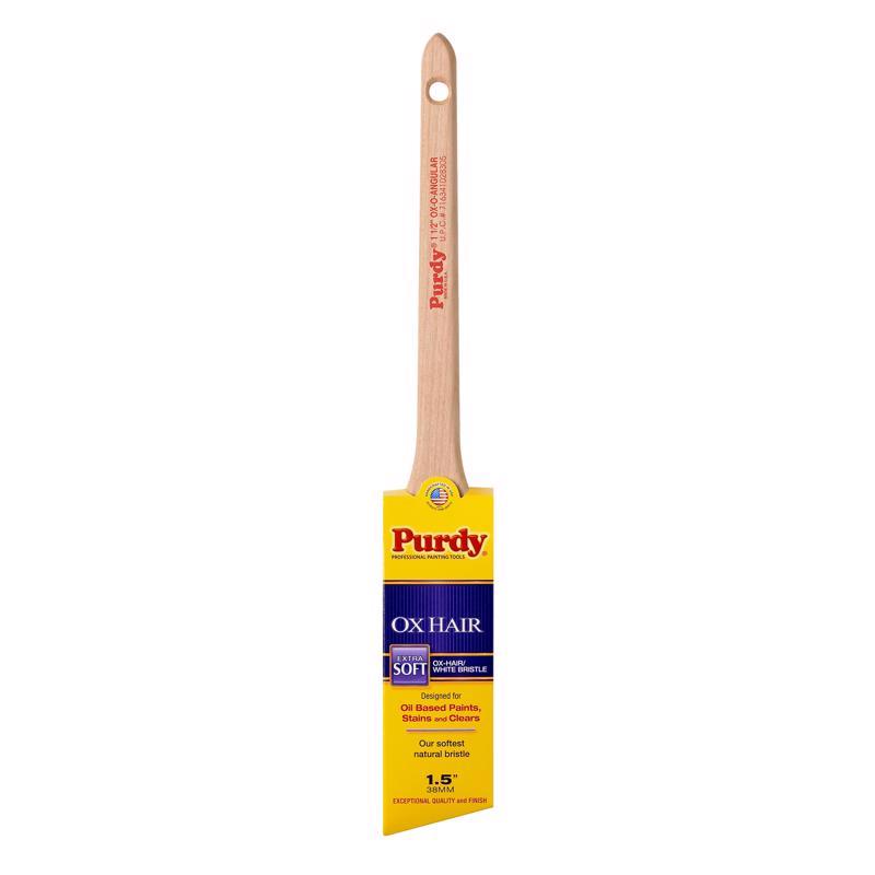 PURDY - Purdy Ox-O-Angular 1-1/2 in. Extra Soft Angle Trim Paint Brush