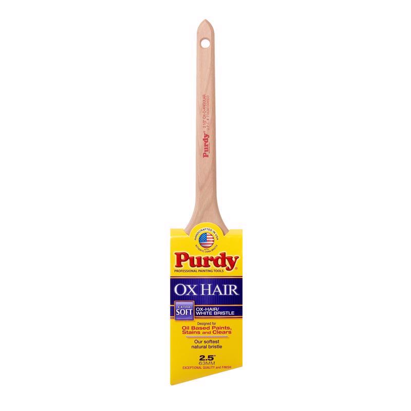 PURDY - Purdy Ox-O-Angular 2-1/2 in. Extra Soft Angle Trim Paint Brush