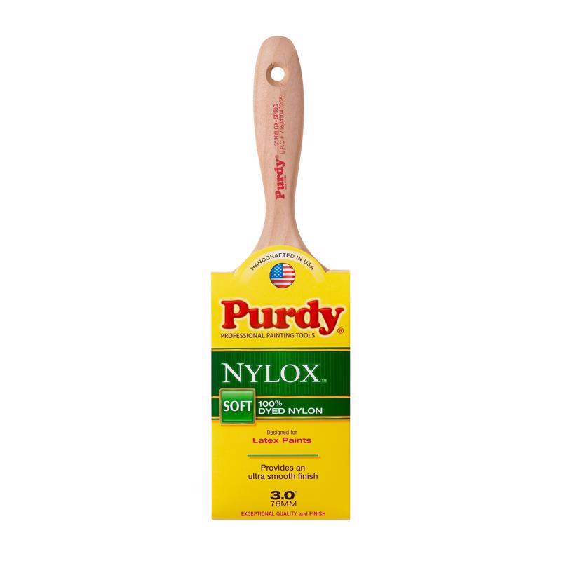 PURDY - Purdy Nylox Sprig 3 in. Soft Flat Trim Paint Brush