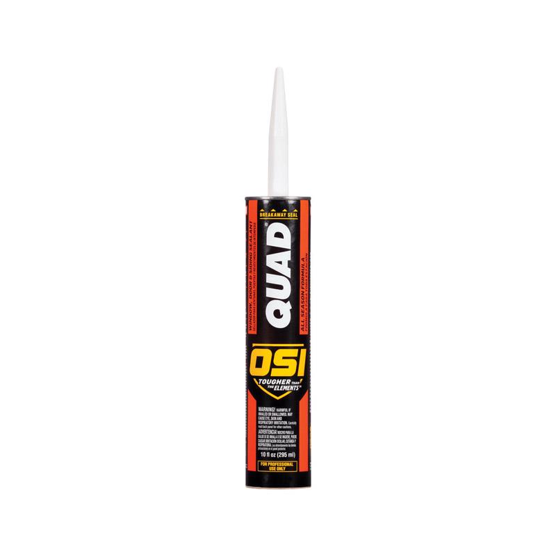 OSI - OSI Quad White Elastomeric Polymers Door/Siding/ Window Sealant 10 oz - Case of 12 [1642878]