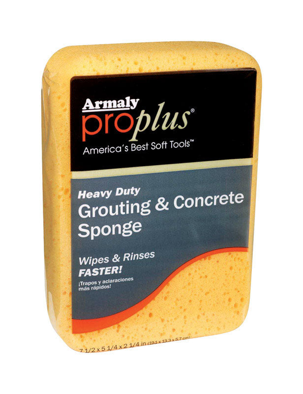 ARMALY - Armaly ProPlus Heavy Duty Sponge For Grout & Concrete 7-1/2 in. L 1 pc - Case of 12