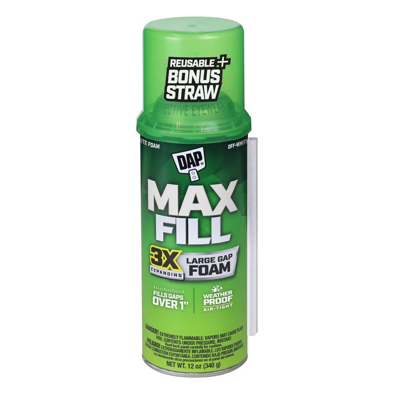 TOUCH 'N FOAM - Touch 'n Foam Max Fill Tan Polyurethane Foam Expanding Sealant 12 oz - Case of 12