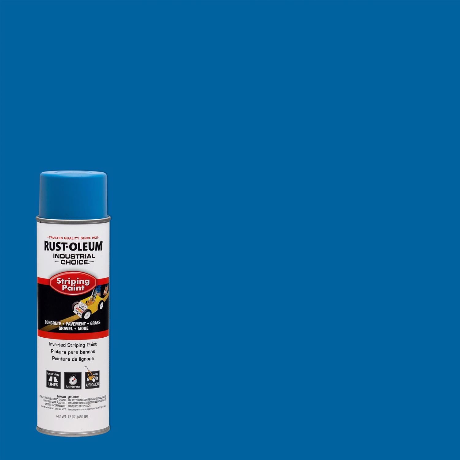 Rust-Oleum Industrial Choice Gloss Dark Blue Spray Paint 18 oz - Case of 6