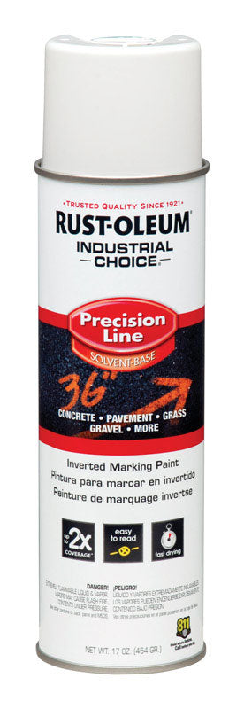 RUSTOLEUM - Rust-Oleum Industrial Choice White Inverted Marking Paint 17 oz - Case of 6 [203030]