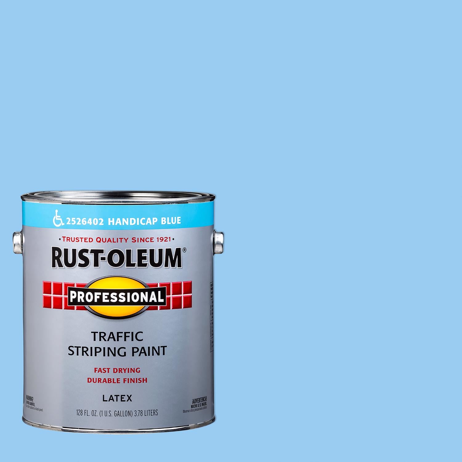 Rust-Oleum Professsional Handicap Blue Traffic Striping Paint 1 gal - Case of 2