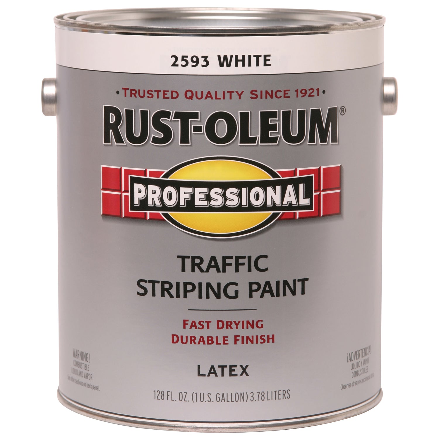 Rust-Oleum Professsional White Traffic Striping Paint 1 gal - Case of 2