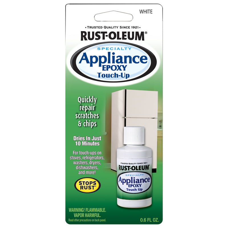 RUSTOLEUM - Rust-Oleum Specialty Gloss White Appliance Epoxy Touch-Up 0.6 oz - Case of 6