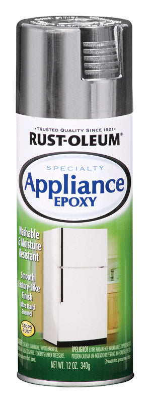 RUSTOLEUM - Rust-Oleum Specialty Gloss Stainless Steel Oil-Based Appliance Epoxy 12 oz