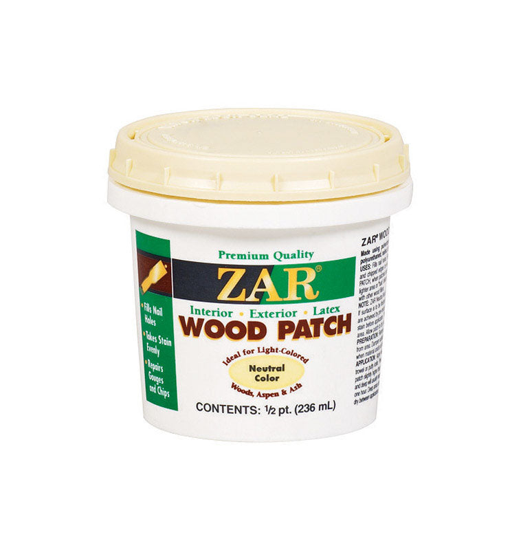 UNITED GILSONITE LAB - ZAR Neutral Latex Wood Patch 0.5 pt - Case of 6