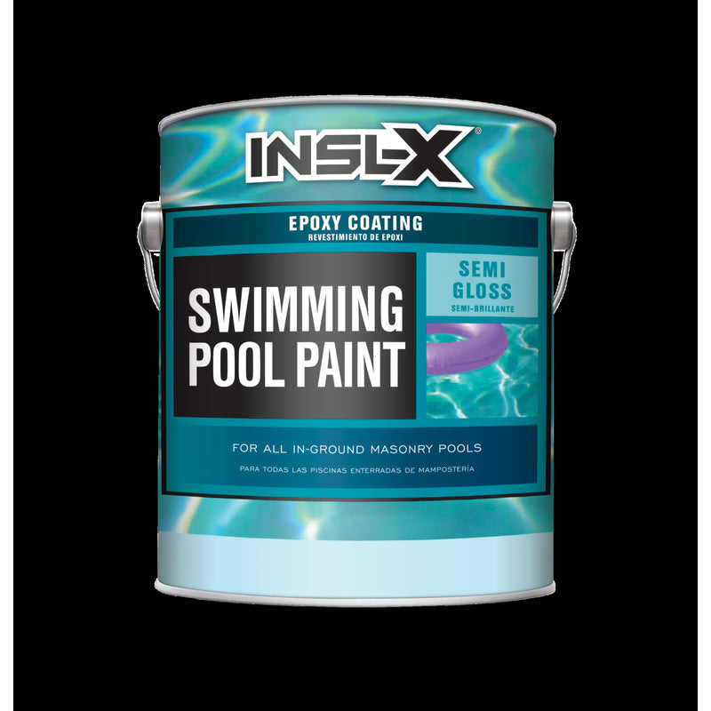 INSL-X - Insl-X Indoor and Outdoor Semi-Gloss Ocean Blue Epoxy Swimming Pool Paint 2 gal