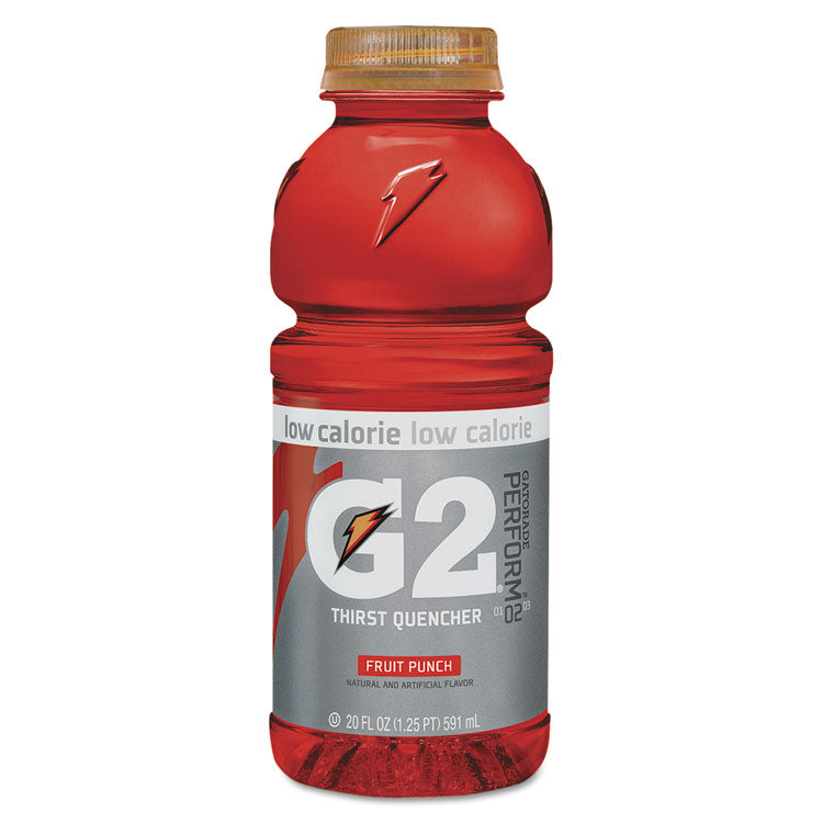 Gatorade - G2 Perform 02 Low-Calorie Thirst Quencher, Fruit Punch, 20 oz Bottle, 24/Carton