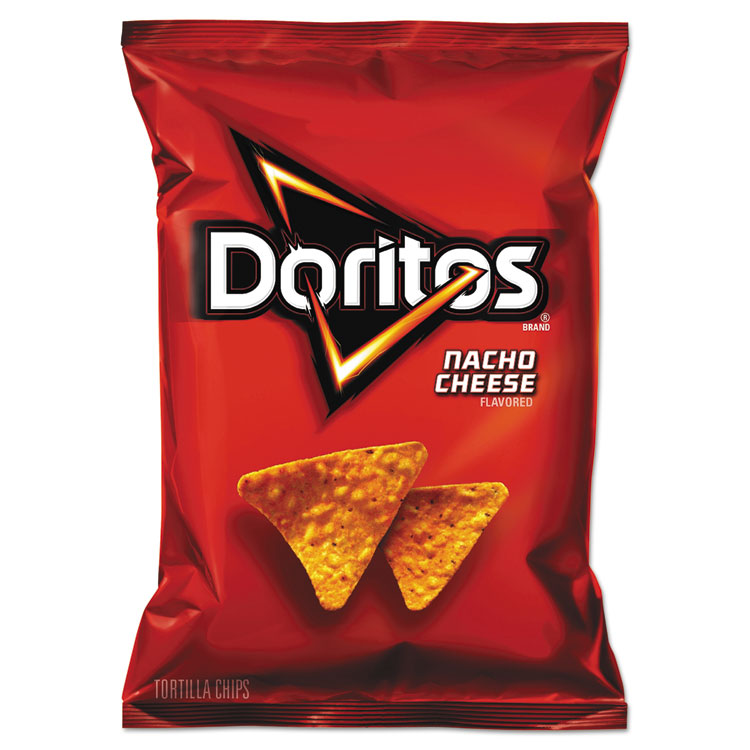 Doritos - Nacho Cheese Tortilla Chips, 1.75 oz Bag, 64/Carton