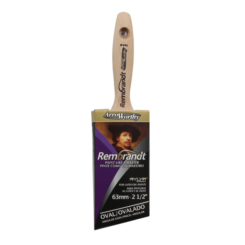 ARROWORTHY - ArroWorthy Rembrandt 2-1/2 in. Semi-Oval Paint Brush