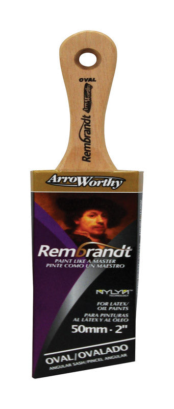 ARROWORTHY - ArroWorthy Rembrandt 2 in. Semi-Oval Angle Paint Brush [6488 2]