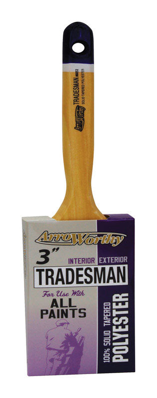ARROWORTHY - ArroWorthy Tradesman 3 in. Flat Paint Brush [6032 3]