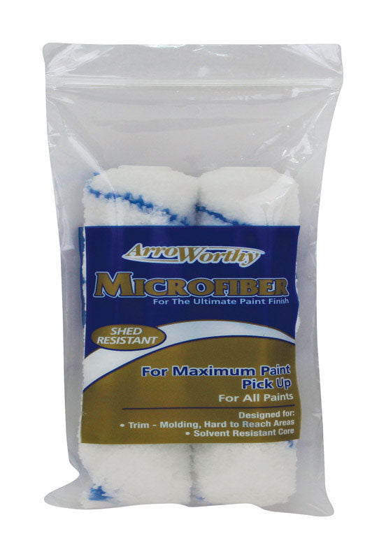 ARROWORTHY - Arroworthy Microfiber 6.5 in. W X 3/8 in. Mini Paint Roller Cover 2 pk - Case of 12